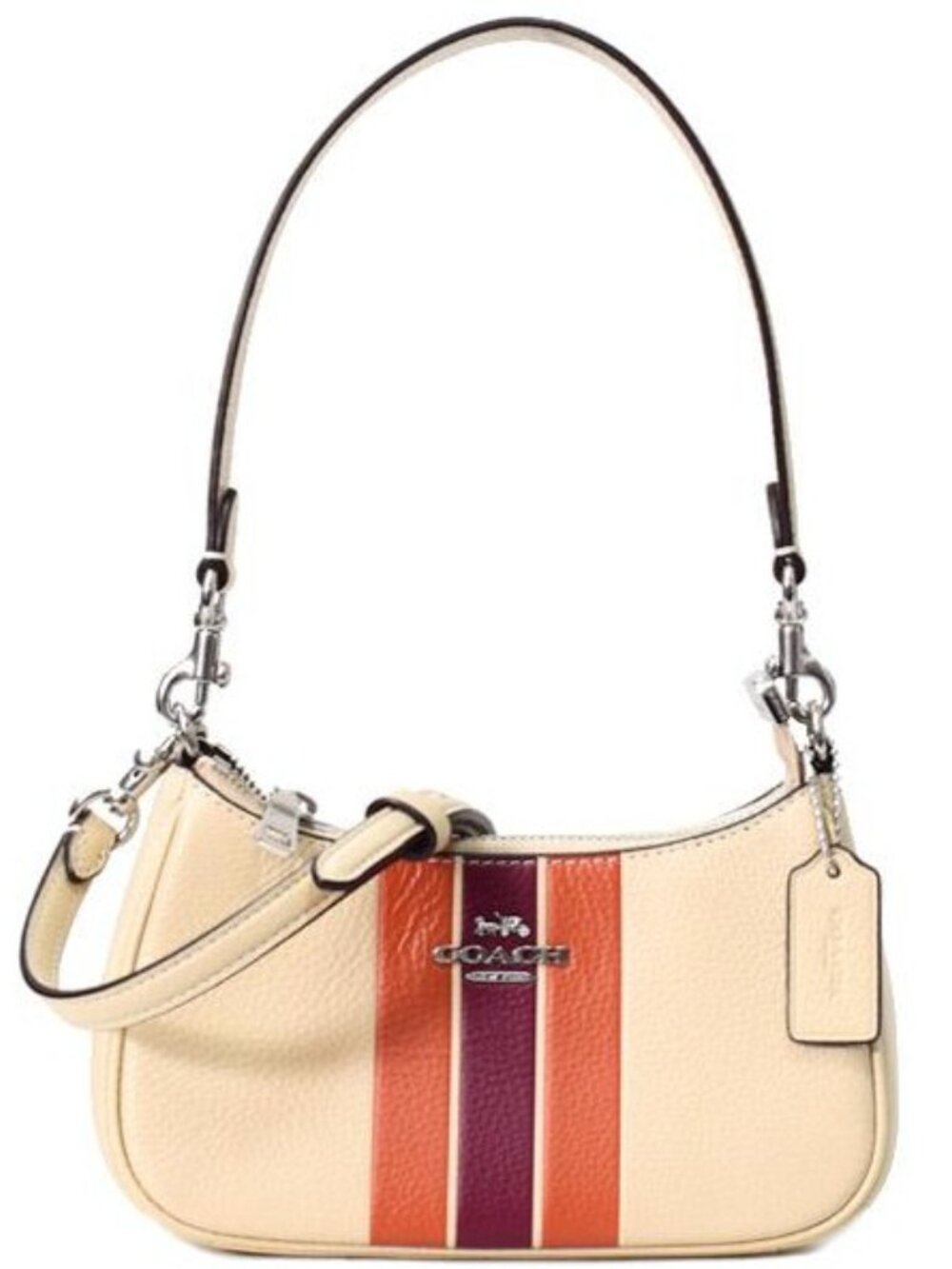 Coach Teri Mini Crossbody Bag With Stripe - 𝐁𝐫𝐚𝐧𝐝 𝐍𝐞𝐰! With Dust Bag!
